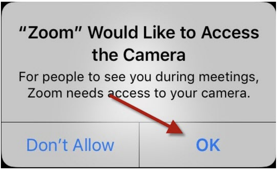 Virtual Care Visit Instructions: Zoom Access To Camera