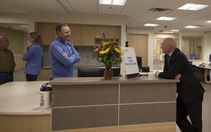 Dr Peter Donner at Grand Opening of Pine City Clinic