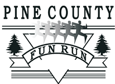 Illustration of Pine County Fun Run logo
